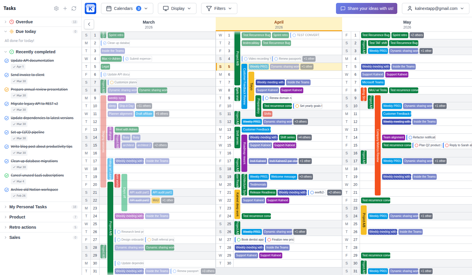 See Your Entire Year in One Screen